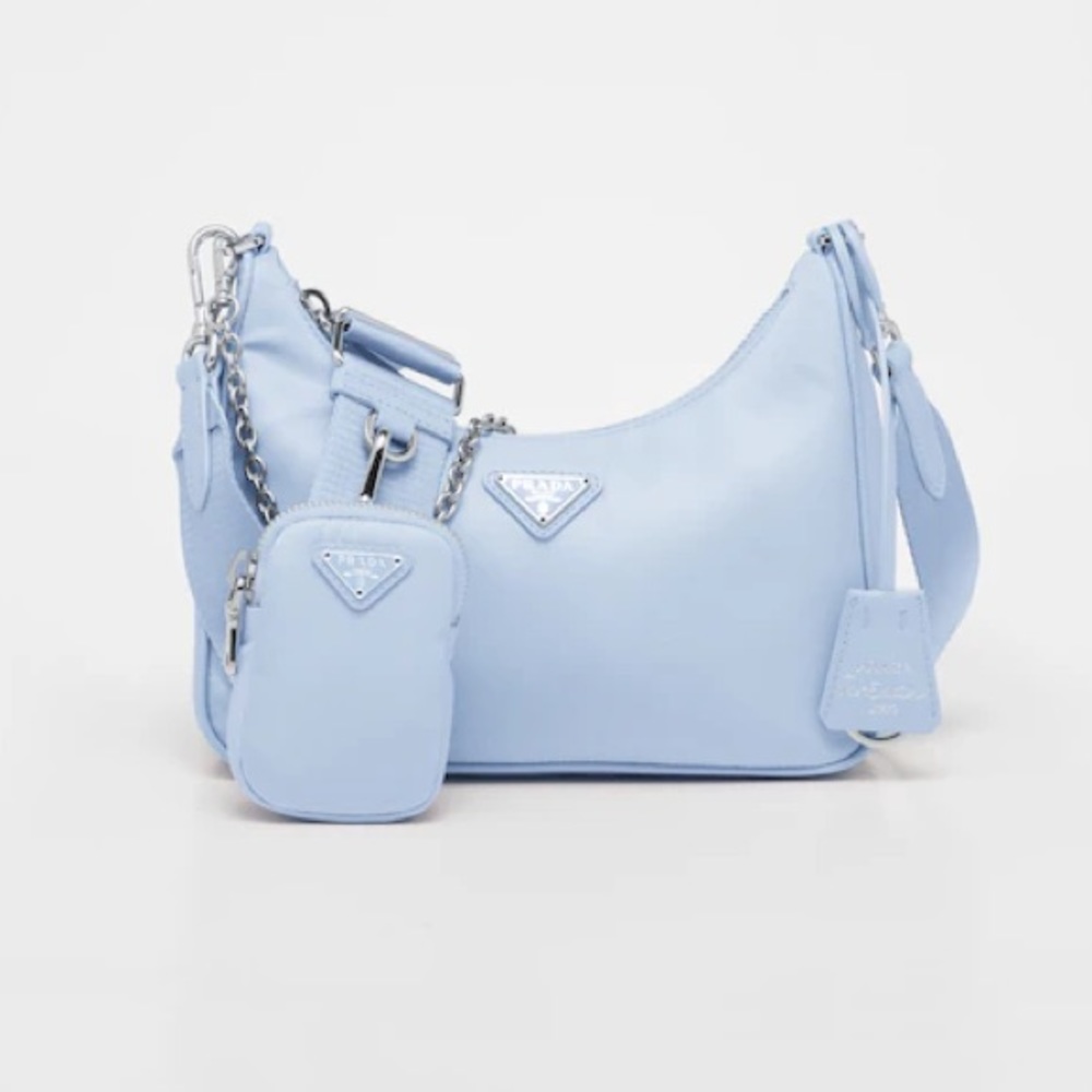PRADA Re-Edition 2005 Re-Nylon Bag in Light Blue